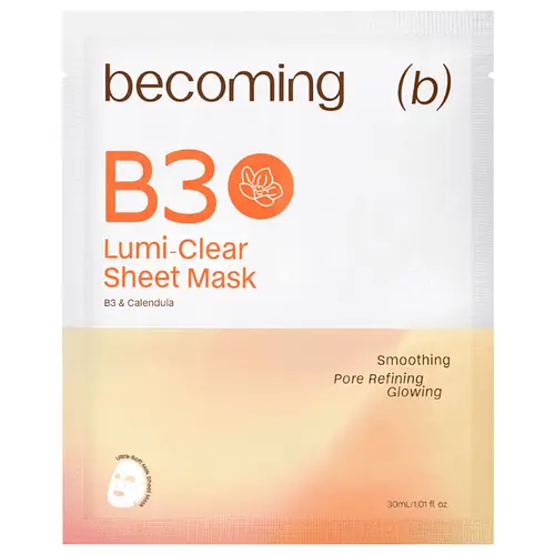 Becoming B3 Lumi-Clear Sheet Mask