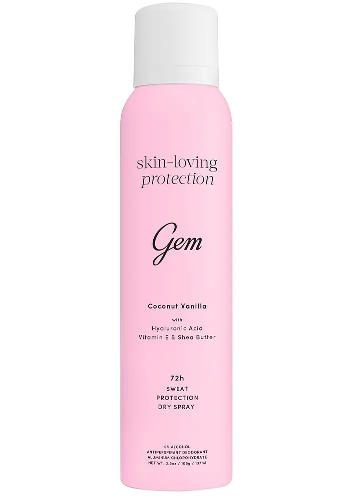 Gem Skin-Loving Protection 72h Sweat Protection Dry Spray Coconut Vanilla