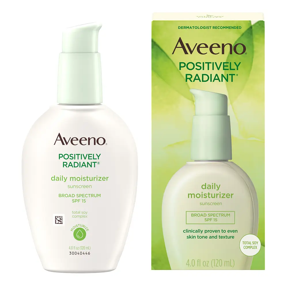 Aveeno Positively Radiant Daily Face Moisturizer SPF 15