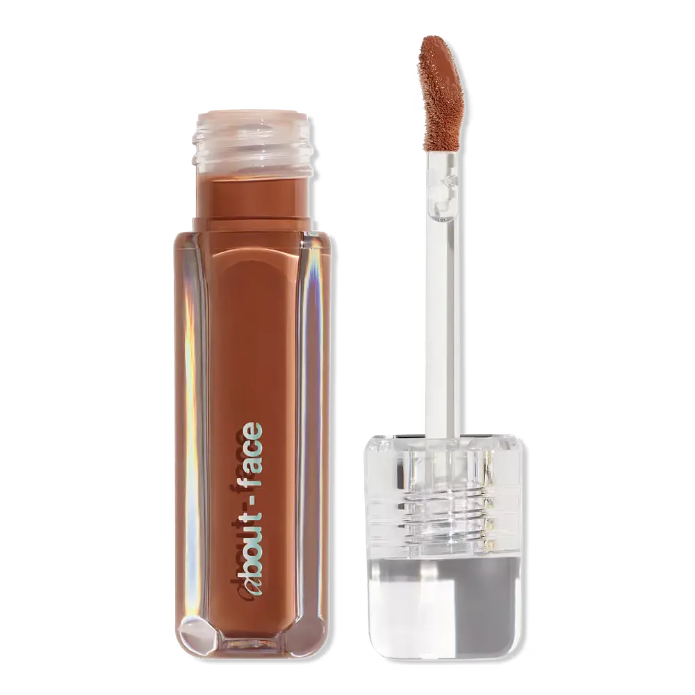 about-face Light Lock Lip Gloss Bitter Half
