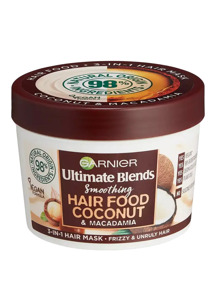 Garnier Ultimate Blends Coconut & Macadamia Hair Food 3-In-1 Mask