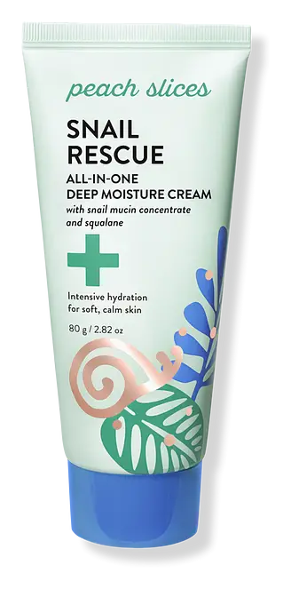 Peach Slices Snail Rescue All-In-One Deep Moisture Cream