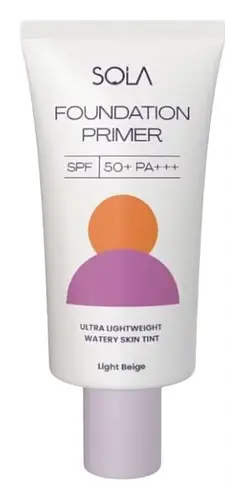 Sola Beauty Foundation Primer SPF 50+ Light Beige