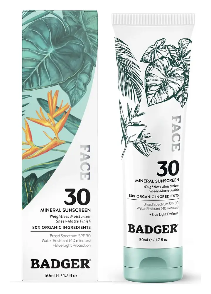 Badger Face Mineral Sunscreen SPF 30