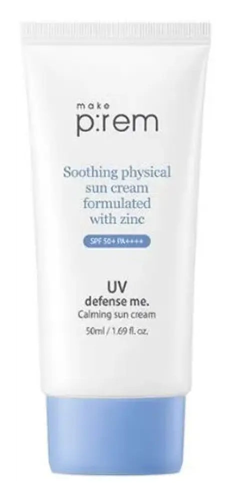 Make p:rem UV Defense Me Calming Sun Cream SPF 50+ PA++++