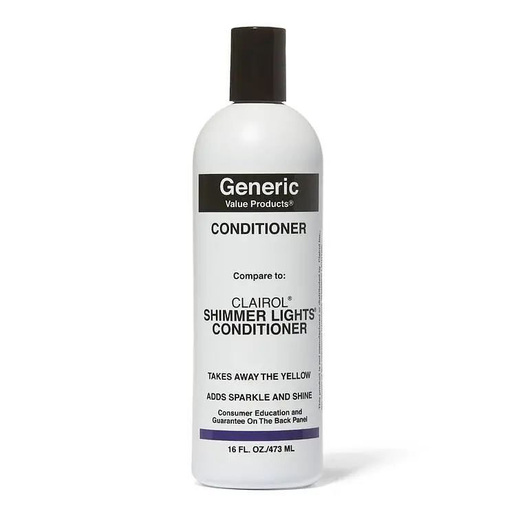 Generic Value Products Purple Conditioner Compare To Clairol Shimmer Lights Conditioner