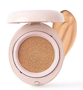 Happy Skin Cosmetics Second Skin Matte Serum Cushion Foundation SPF15 Soft Beige