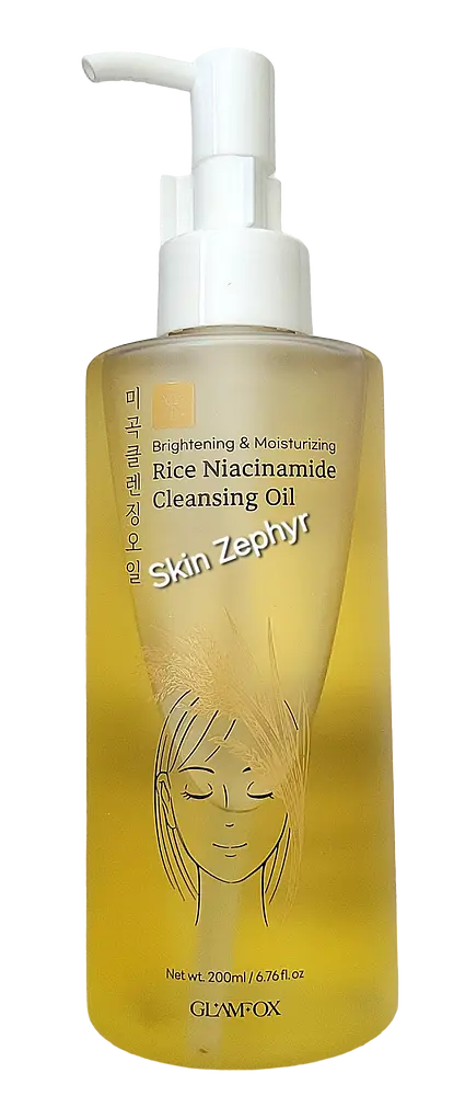 GLAMFOX Rice Niacinamide Cleansing Oil