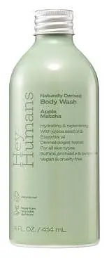 Hey Humans Naturally Derived Body Wash Apple Matcha
