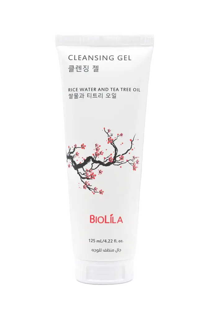 Biolila Rice Water And Tea Tree Oil Cleansing Gel