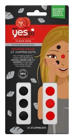 Yes To Tomatoes Detoxifying Charcoal Zit Zapping Dots