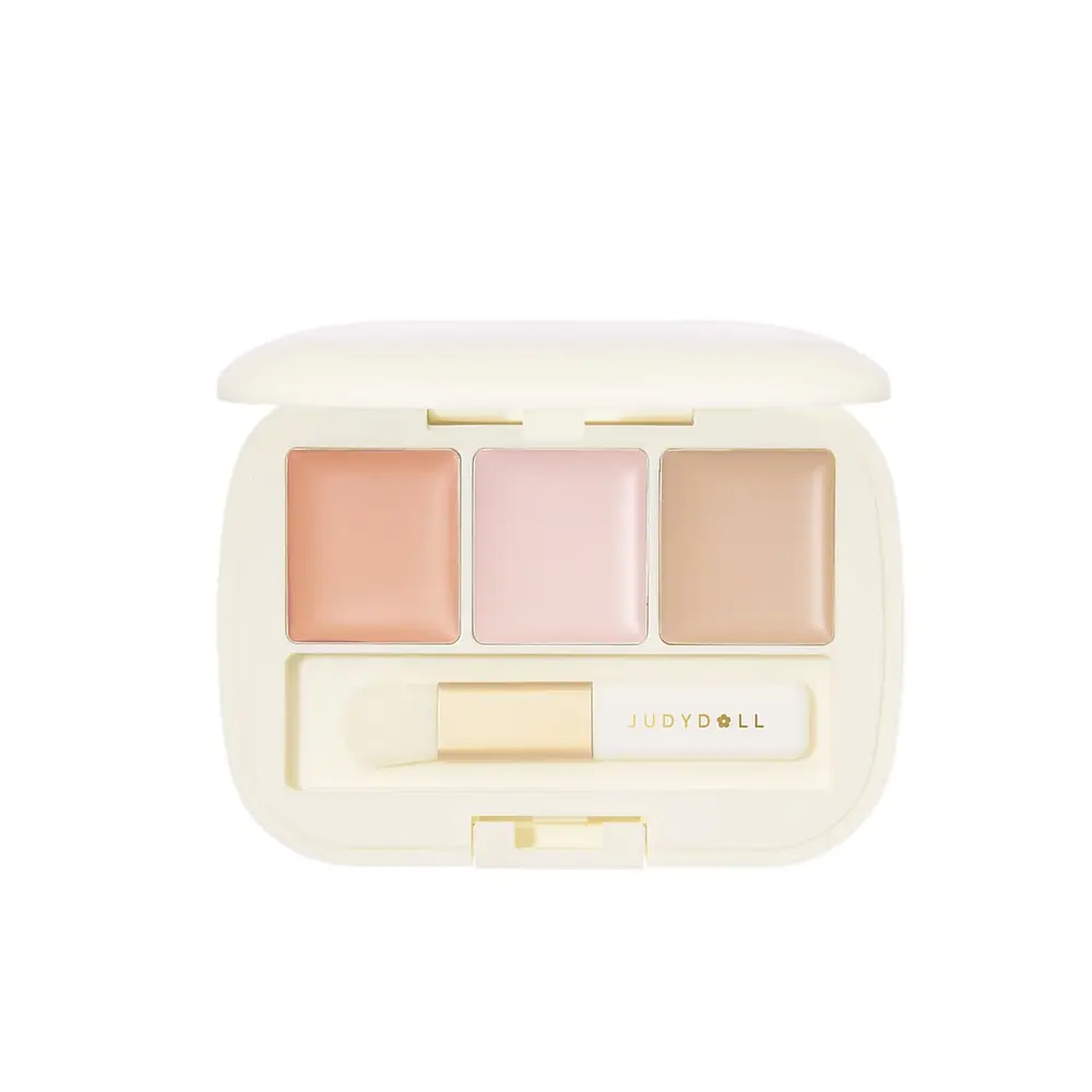 Judydoll Three-Shades Concealer Palette 02 KO Panda eye