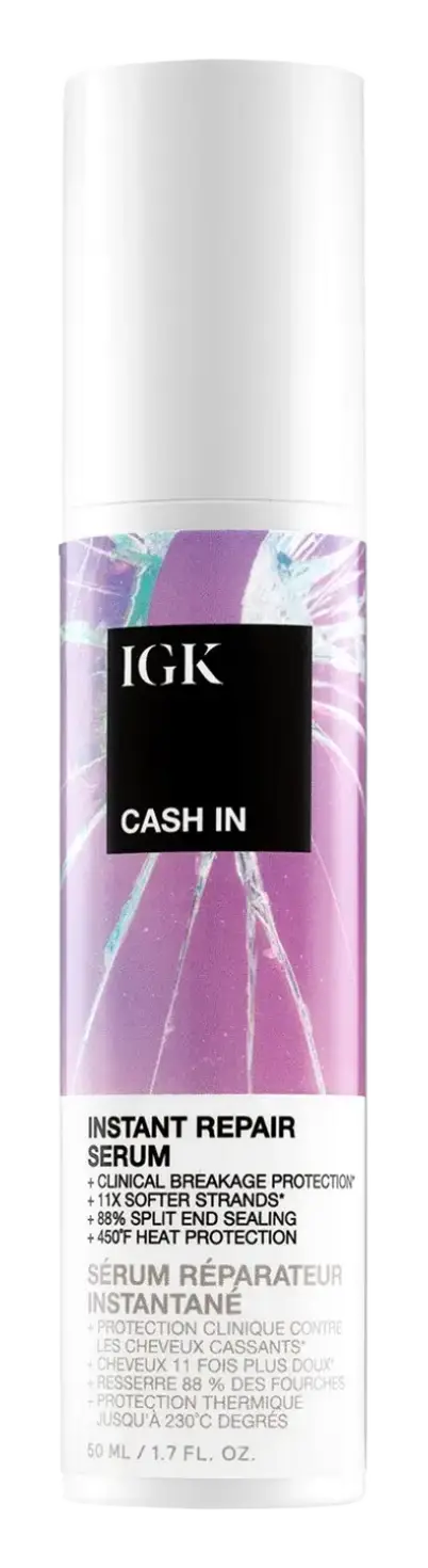 IGK Hair Cash In Instant Repair Multitasking Hair Serum