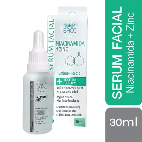 BACC Serum Facial Niacinamida + Zinc