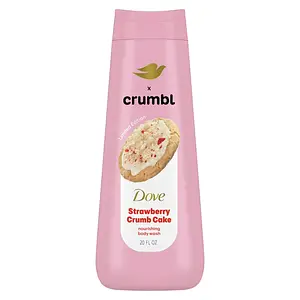 Dove Crumbl Nourishing Liquid Body Wash Strawberry Crumb Cake