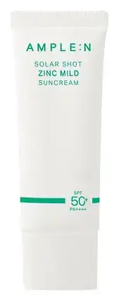 AMPLE:N Solar Shot Zinc Mild Suncream SPF 50+