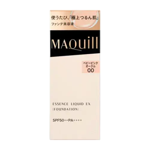 Shiseido Maquillage Essence Liquid Ex Foundation SPF 50+ 00 Baby Pink Ocher