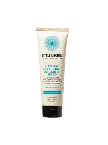 Little Urchin Natural Clear Zinc Sunscreen SPF 30