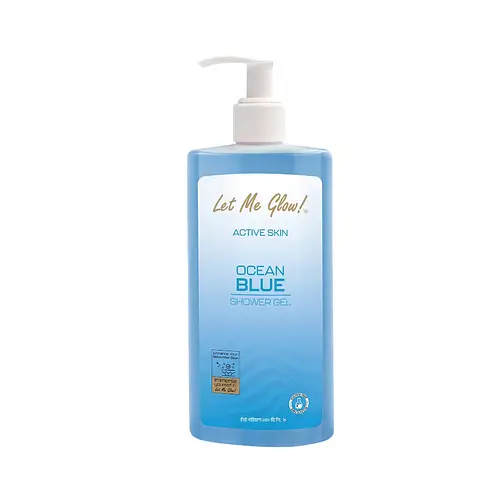Let Me Glow Ocean Blue Shower Gel