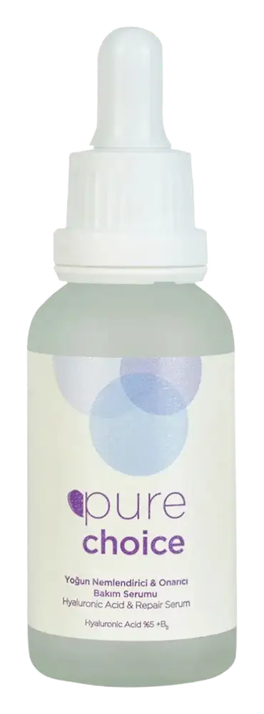 Pure Choice Intensive Moisturizing & Repairing Care Serum (Hyaluronic Acid 5% + Panthenol Vitamin B5 5%)