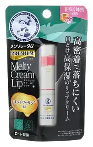 Rohto Mentholatum Premium Melty Cream Lip Balm SPF 26 PA+++ Blooming Honey