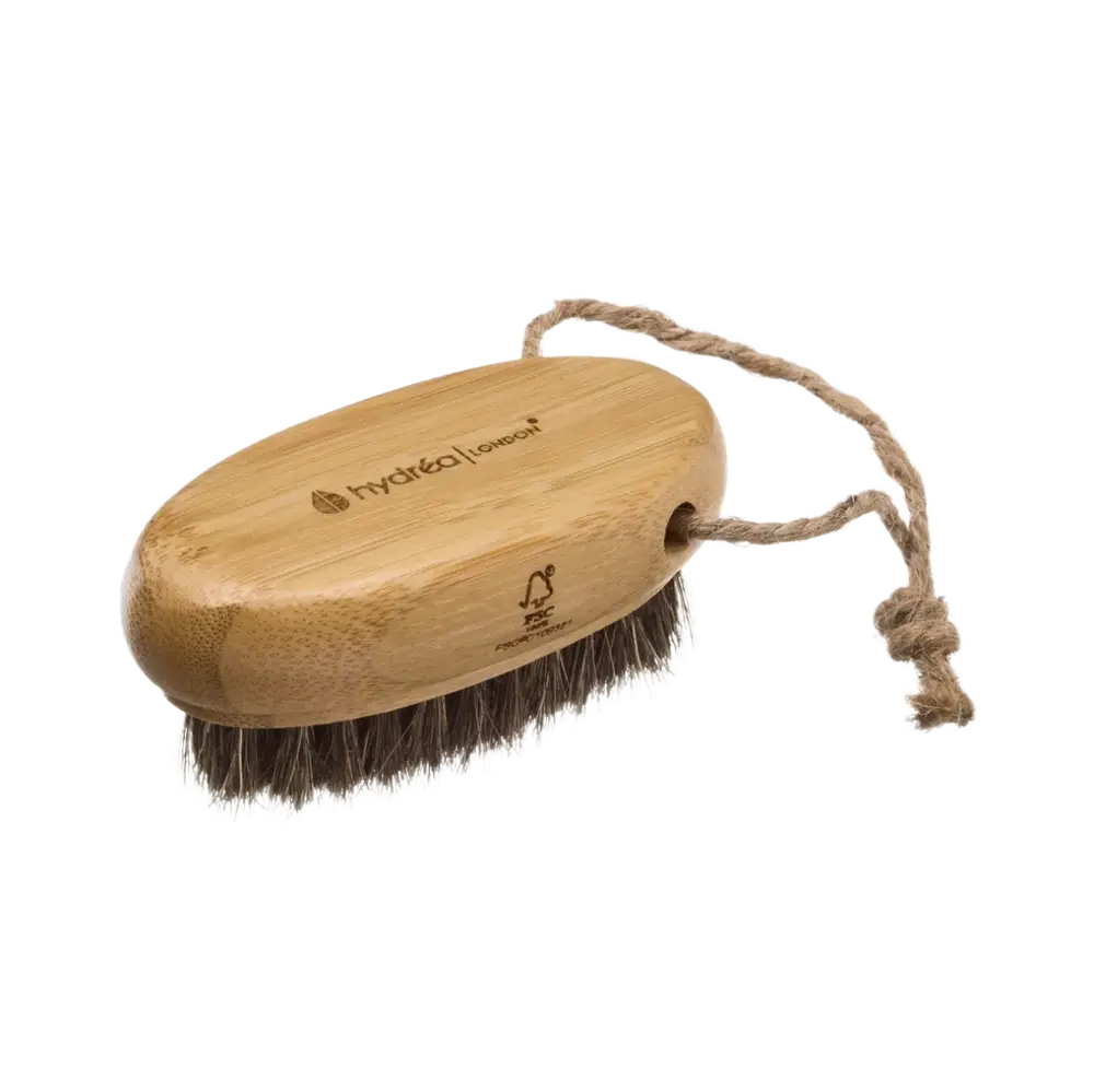Hydrea London Bamboo Hand + Nail Brush With Cactus + Mane Bristle