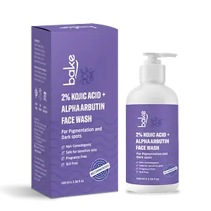 Bake 2% Kojic Acid + Alpha Arbutin Face Wash