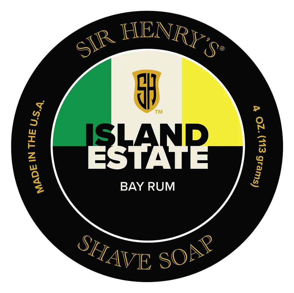 Sir Henry's Shave Soap Island Estate Bay Rum