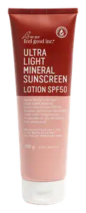 we are feel good inc. Ultra Light Mineral Sunscreen Lotion SPF50