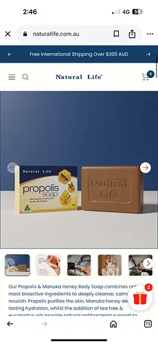 Natural Living Propolis soap