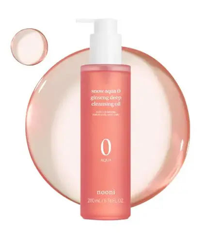 Nooni Snow Aqua 0 Ginseng Deep Cleansing Oil