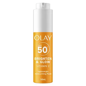 Olay Vitamin C Brighten & Glow 3in1 Moisturiser Face Fluid SPF50+