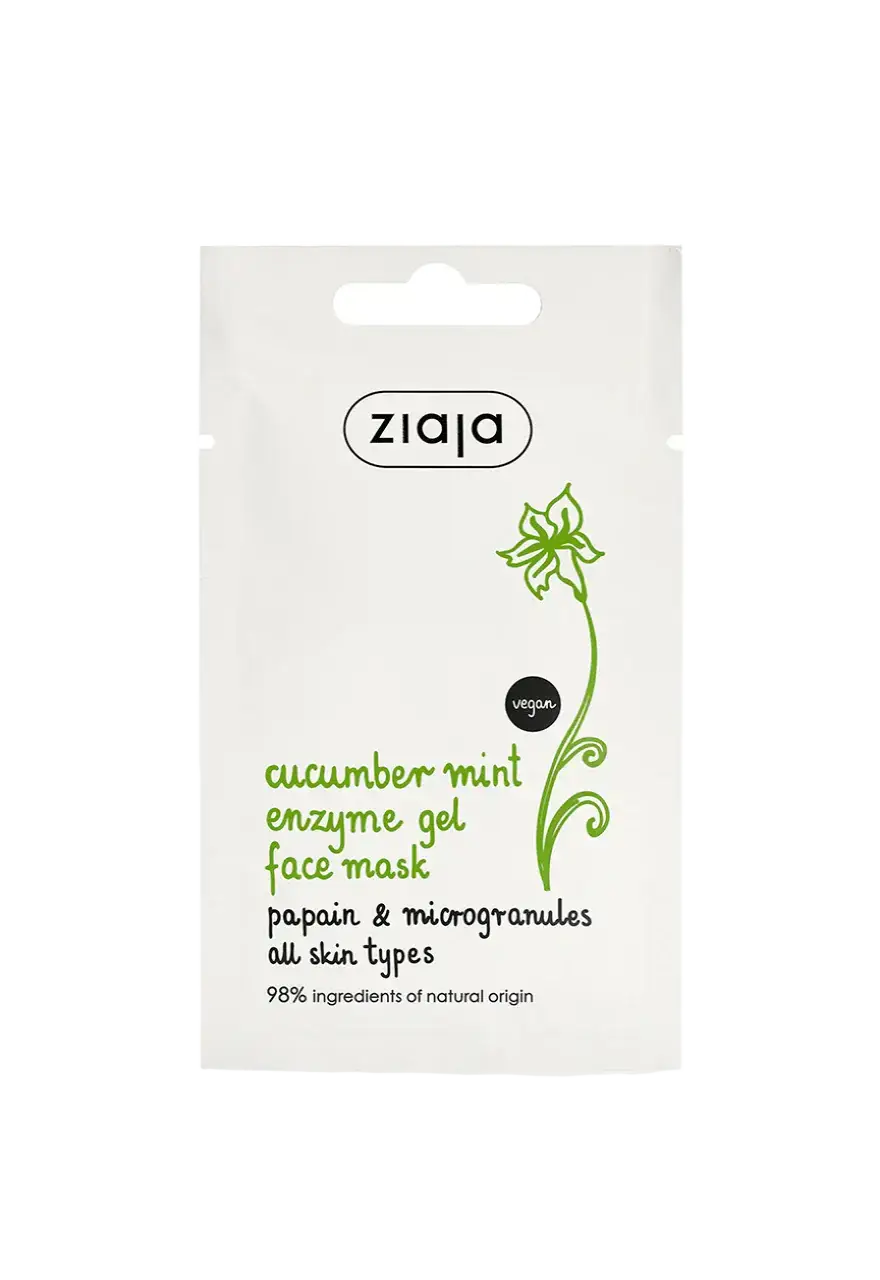 Ziaja Cucumber Mint Enzyme Gel Face Mask