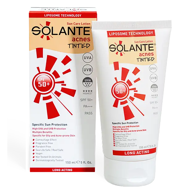 Solante Acnes Tinted SPF 50+ Lotion
