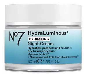 No7 Hydraluminous+ Night Cream