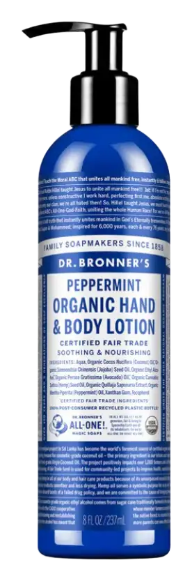 Dr. Bronner's Hand & Body Lotion Peppermint