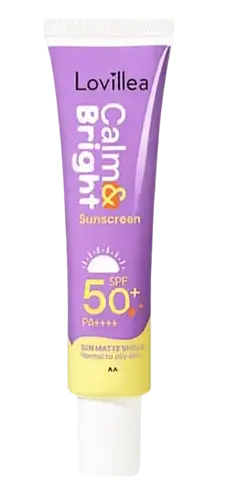 LOVILLEA Calm & Bright Sunscreen SPF 50+ Sun Matte Shield