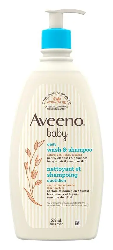Aveeno Baby Gentle Wash and Shampoo with Natural Oat Extract Canada
