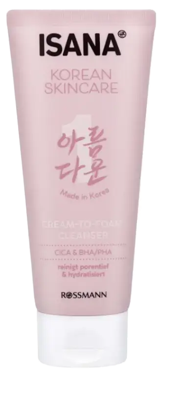ISANA Korean Skincare Cream-To-Foam Cleanser