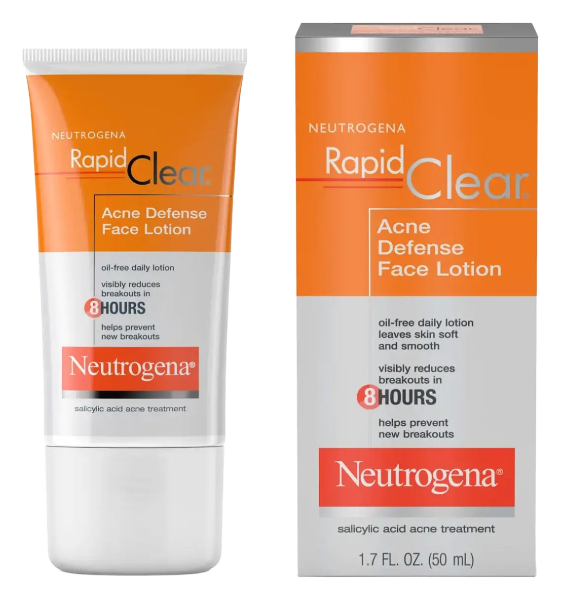 Neutrogena Rapid Clear Acne Defense Oil-Free Face Lotion