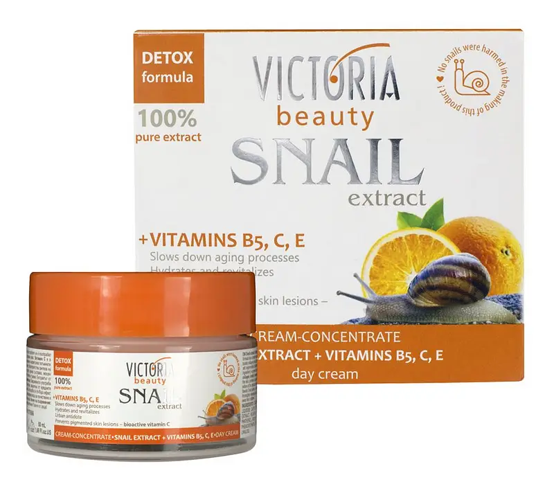 Victoria Beauty Snail Extract + Vitamins B5, C, E Face Cream
