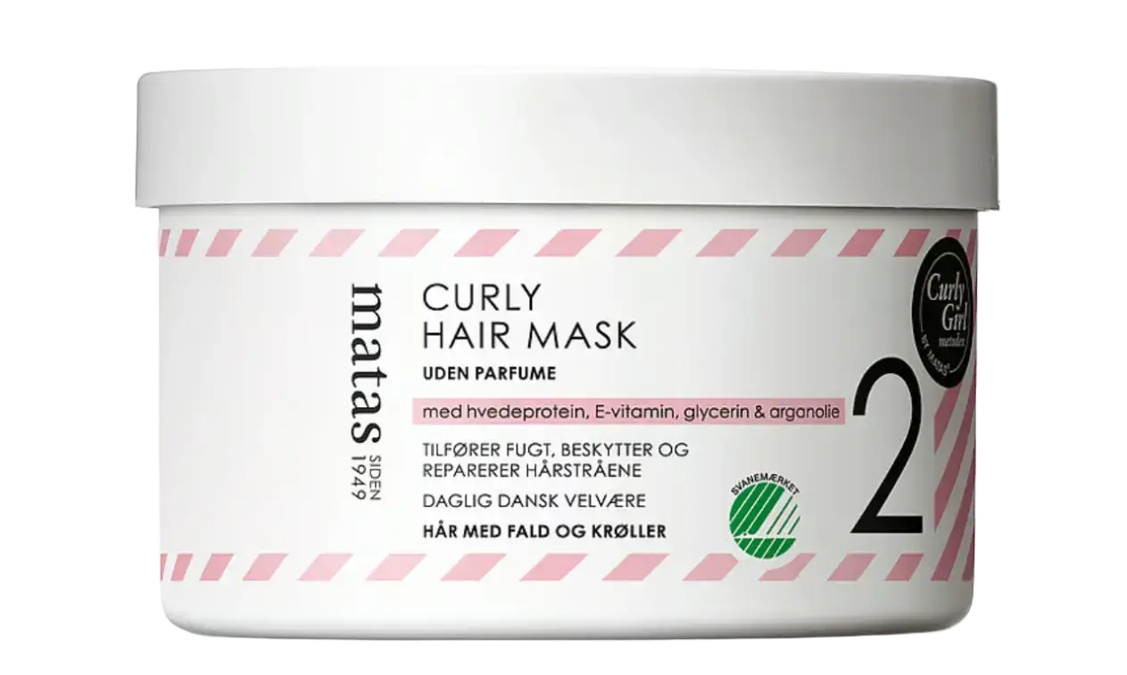 Matas Curly Hair Mask Uden Parfume
