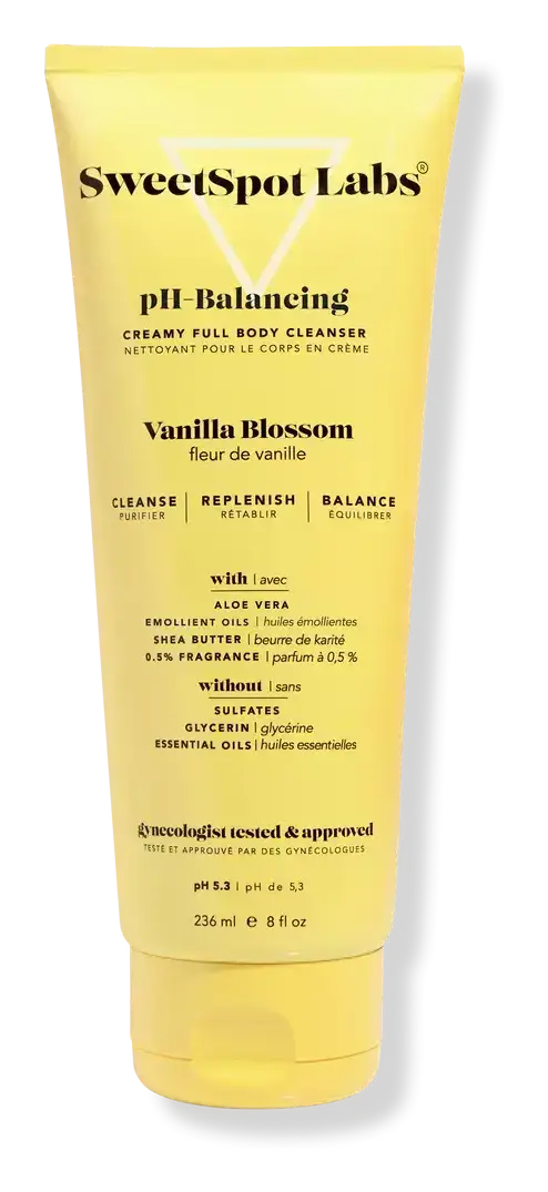 SweetSpot Labs Vanilla Blossom pH-Balancing Creamy Full Body Cleanser
