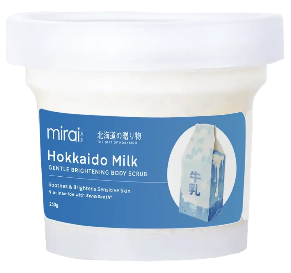 Mirai Hokkaido Milk Gentle Brightening Body Scrub