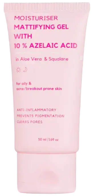 Standard Skin and Beauty Mattifying Gel Moisturiser With 10% Azelaic Acid