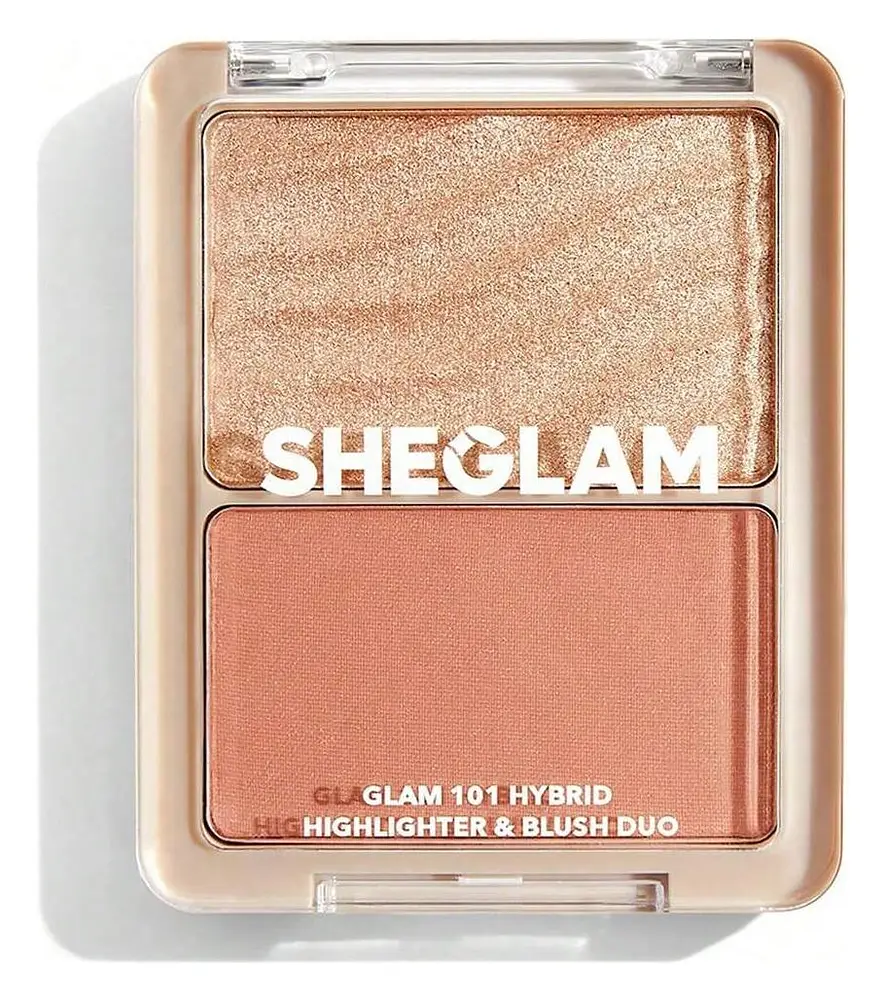 SHEGLAM Glam 101 Hybrid Highlighter & Blush Duo Seville