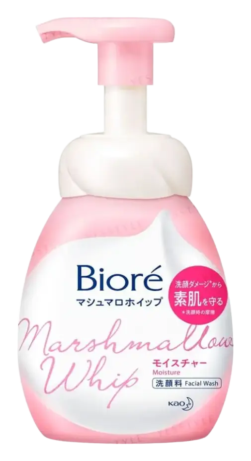Biore Marshmallow Whip Facial Wash Moisture