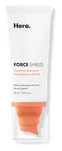 Hero Cosmetics Force Shield Superbeam Sunscreen Apricot SPF 30