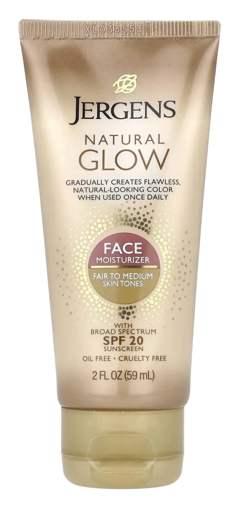 Jergens Skincare Natural Glow Face Moisturizer SPF 20 Fair To Medium