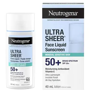 Neutrogena Ultra Sheer Fluid Facial Sunscreen SPF 50 Canada